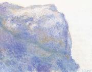 On the Cliff at Le Petit Ailly Claude Monet